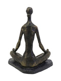 Libra Interiors Bronze Yoga Pose Sculpture 26cm, UK version