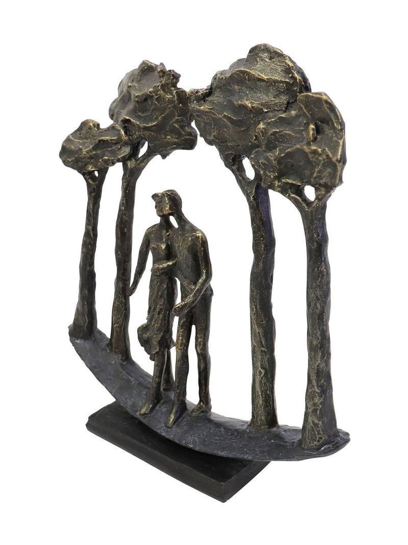 Libra Interiors bronze lovers arboretum sculpture, 29.5cm height, UK version