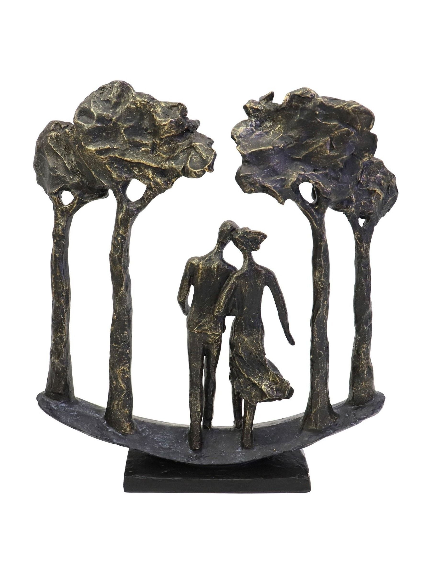 Libra Interiors bronze lovers arboretum sculpture, 29.5cm height, UK version