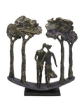 Libra Interiors bronze lovers arboretum sculpture, 29.5cm height, UK version