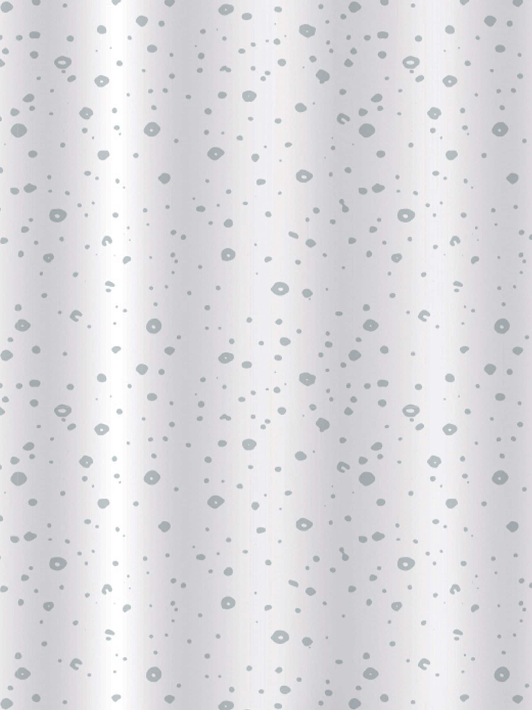 Duschvorhang Showerdrape Weiße Tropfen