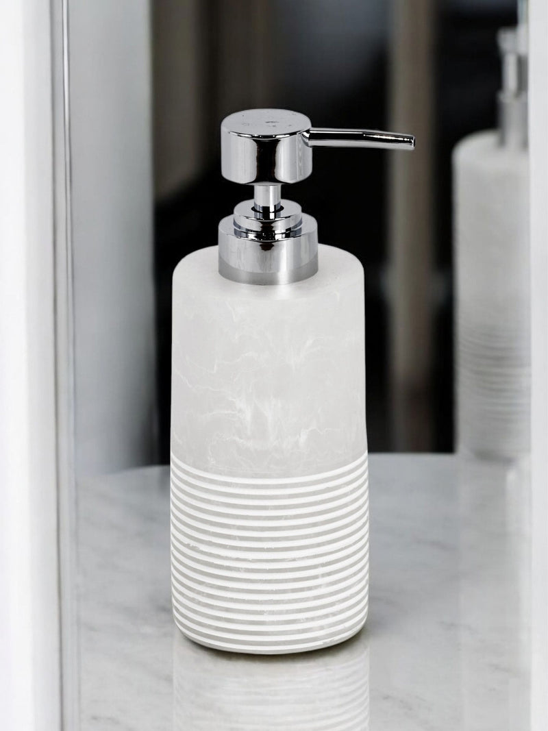 Showerdrape frost onyx bathroom accessories set (British brand)