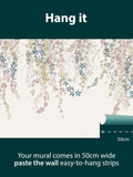 Clarissa Hulse Opal A4 Sample Virginia Creeper Mural