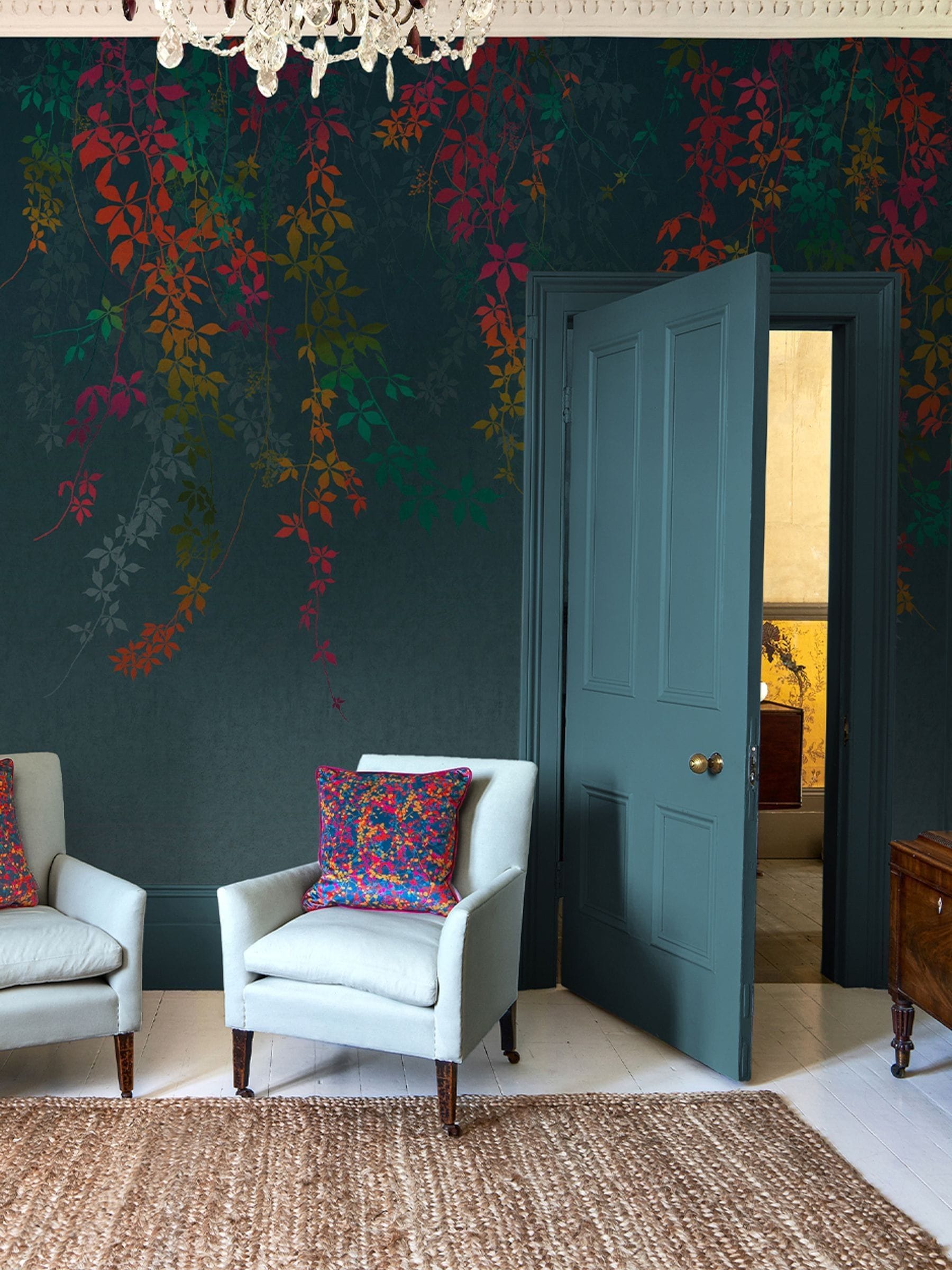 Clarissa Hulse Rainbow A4 Sample Virginia Creeper Mural