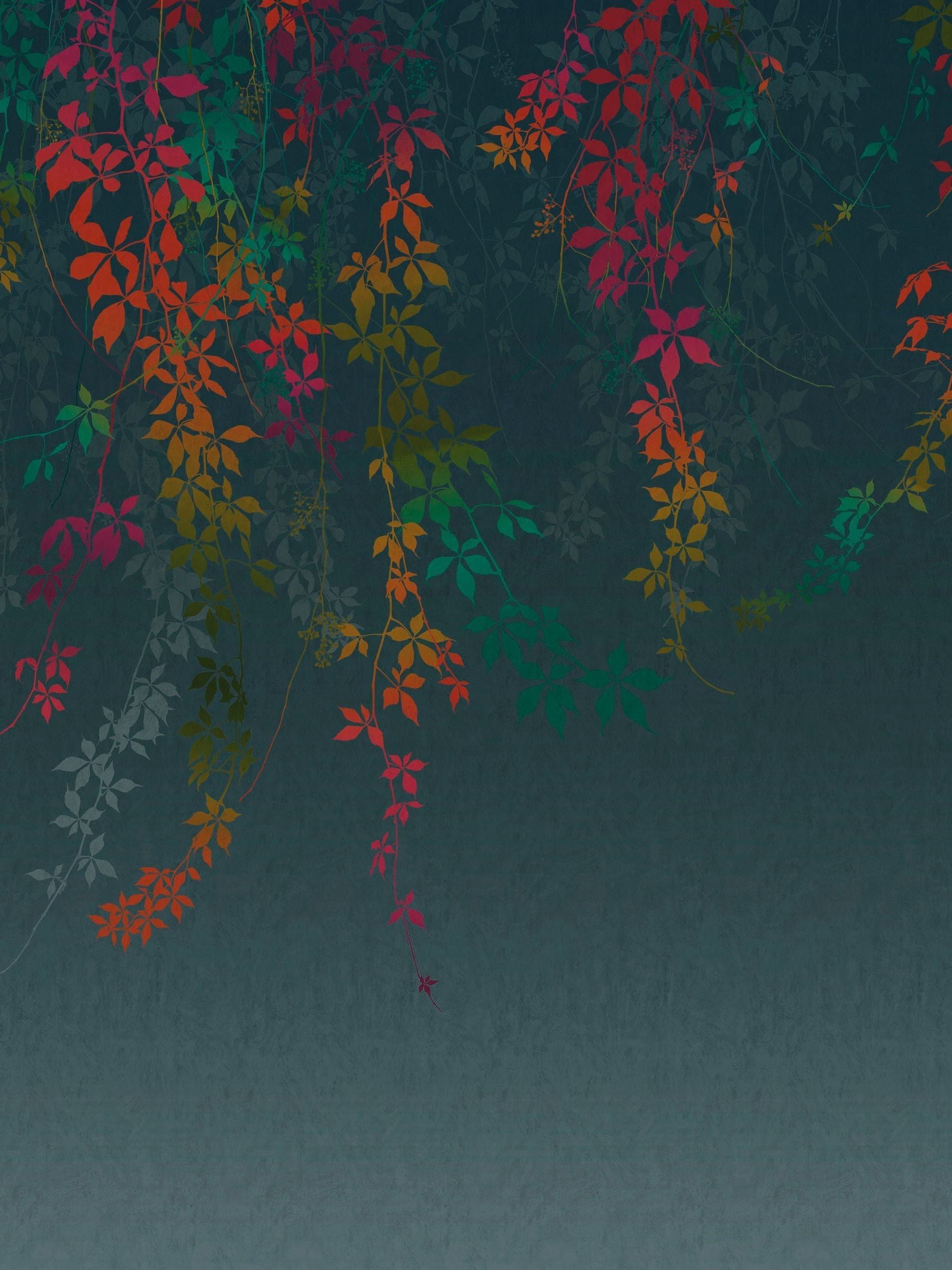 Clarissa Hulse Rainbow A4 Sample Virginia Creeper Mural