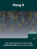 Clarissa Hulse Indigo A4 Sample Virginia Creeper Mural