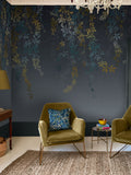 Clarissa Hulse Indigo A4 Sample Virginia Creeper Mural
