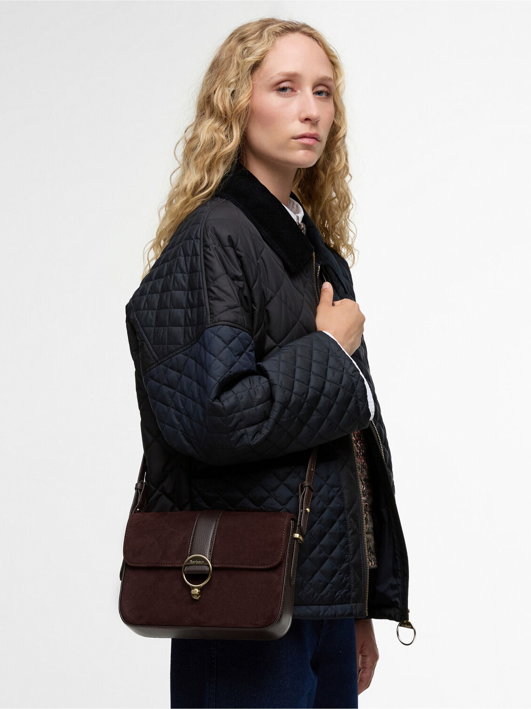 Barbour® Chocolate Brown Rosa Cross-Body Bag