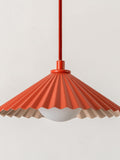Houseof burnt orange mini pleat ceiling pendant 16cm - British product
