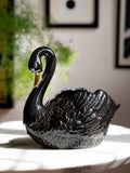 Rockett St George Black Swan ceramic planter, UK version