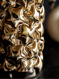 Rockett St George gold embossed stars vase 25cm - British product