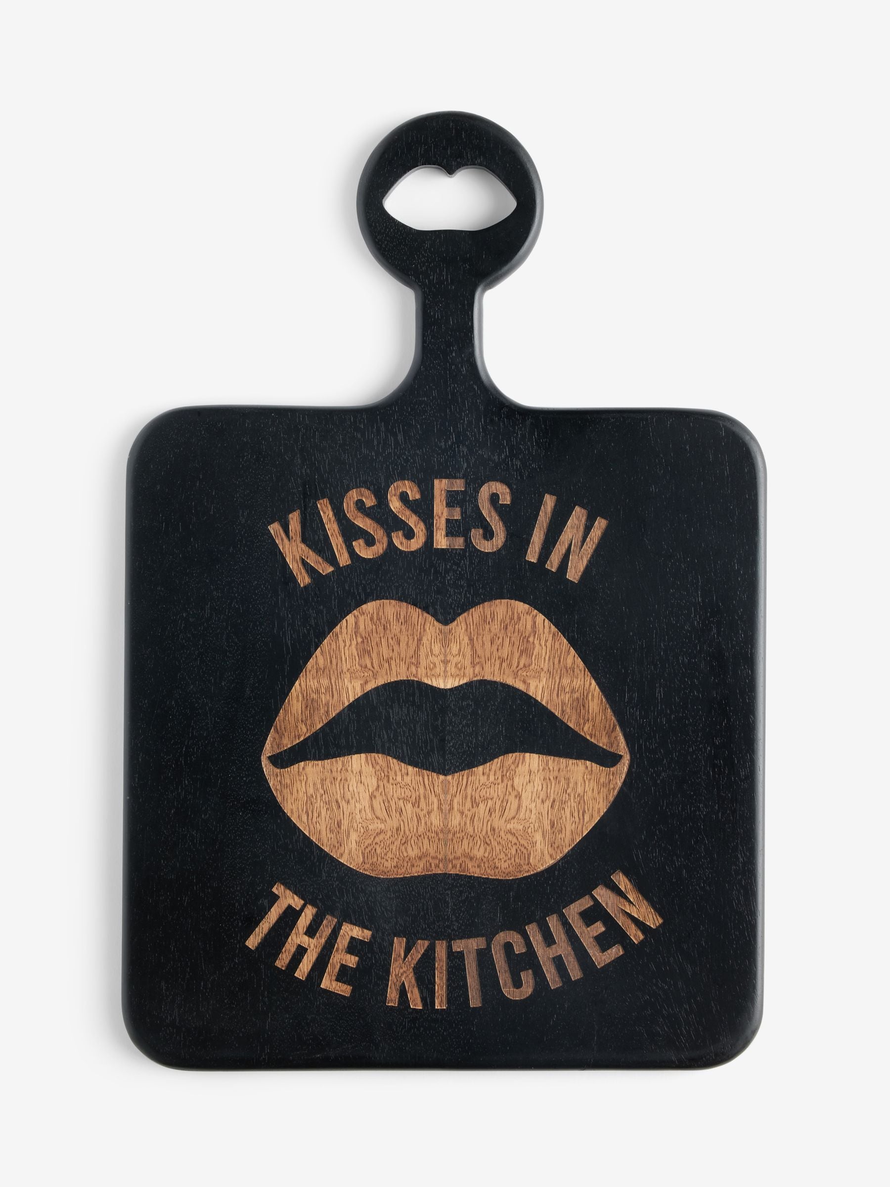 Rockett St George black kisses in the kitchen wooden serveboard (British brand)