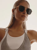 QUAY Gold Jezabell sunglasses, UK version