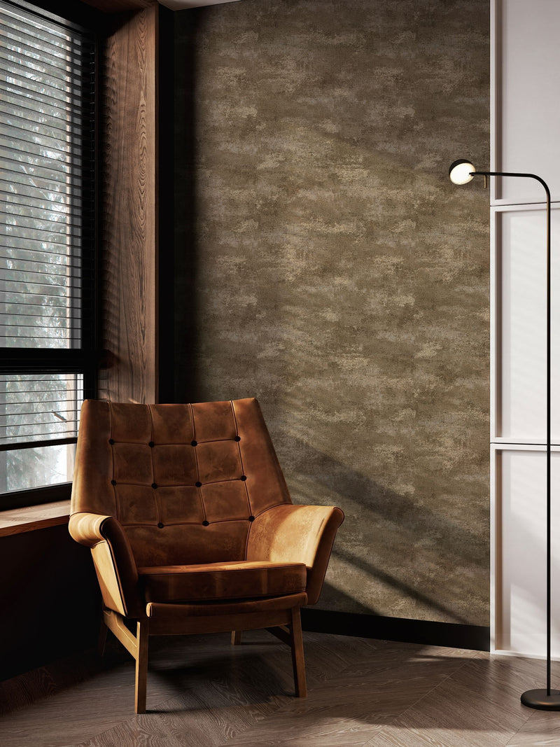 Graham & Brown Bronze Boutique Urban Plaster Heavy Weight Vinyl 10M Wallpaper