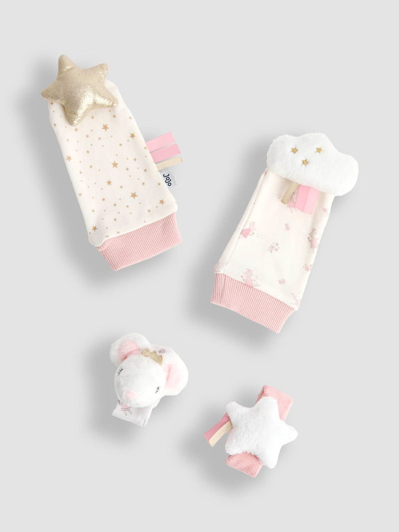 JoJo Maman Bébé Down by the River Wrist and Ankle Rattle Set