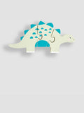 JoJo Maman Bébé dinosaur puzzle set four wooden pieces (British brand)