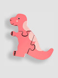 JoJo Maman Bébé dinosaur puzzle set four wooden pieces (British brand)