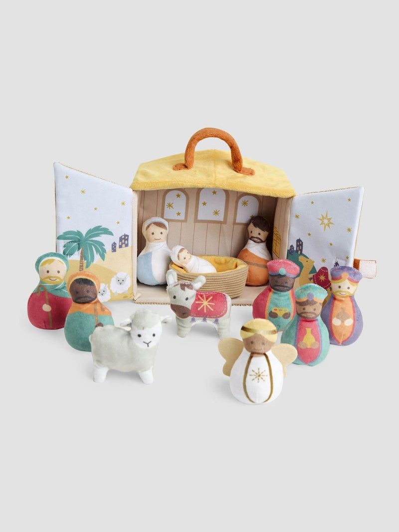 JoJo Maman Bébé soft nativity set with plush bag 17cm (British brand)