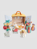 JoJo Maman Bébé soft nativity set with plush bag 17cm (British brand)