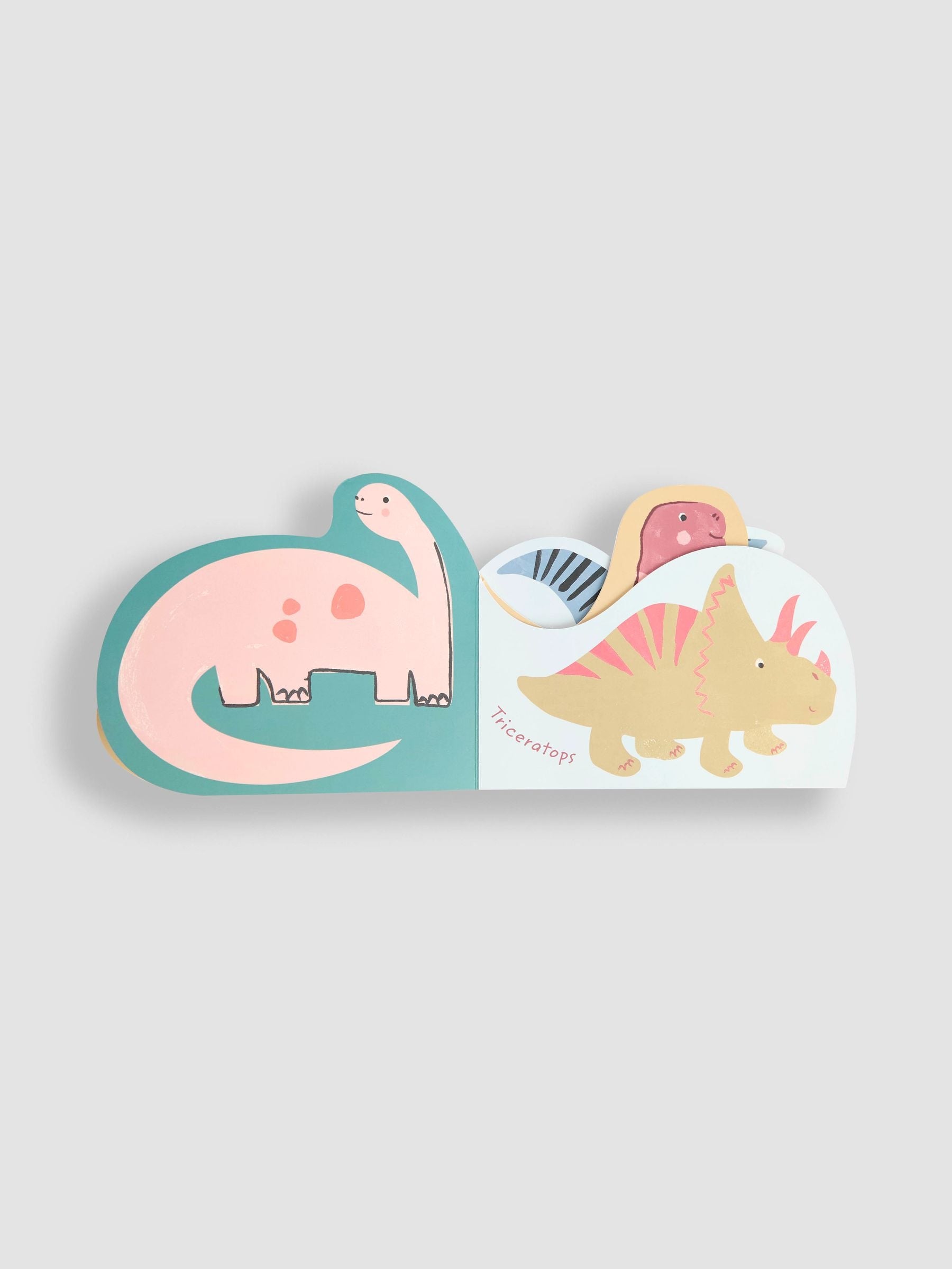 JoJo Maman Bébé dinosaur baby card book (British brand)