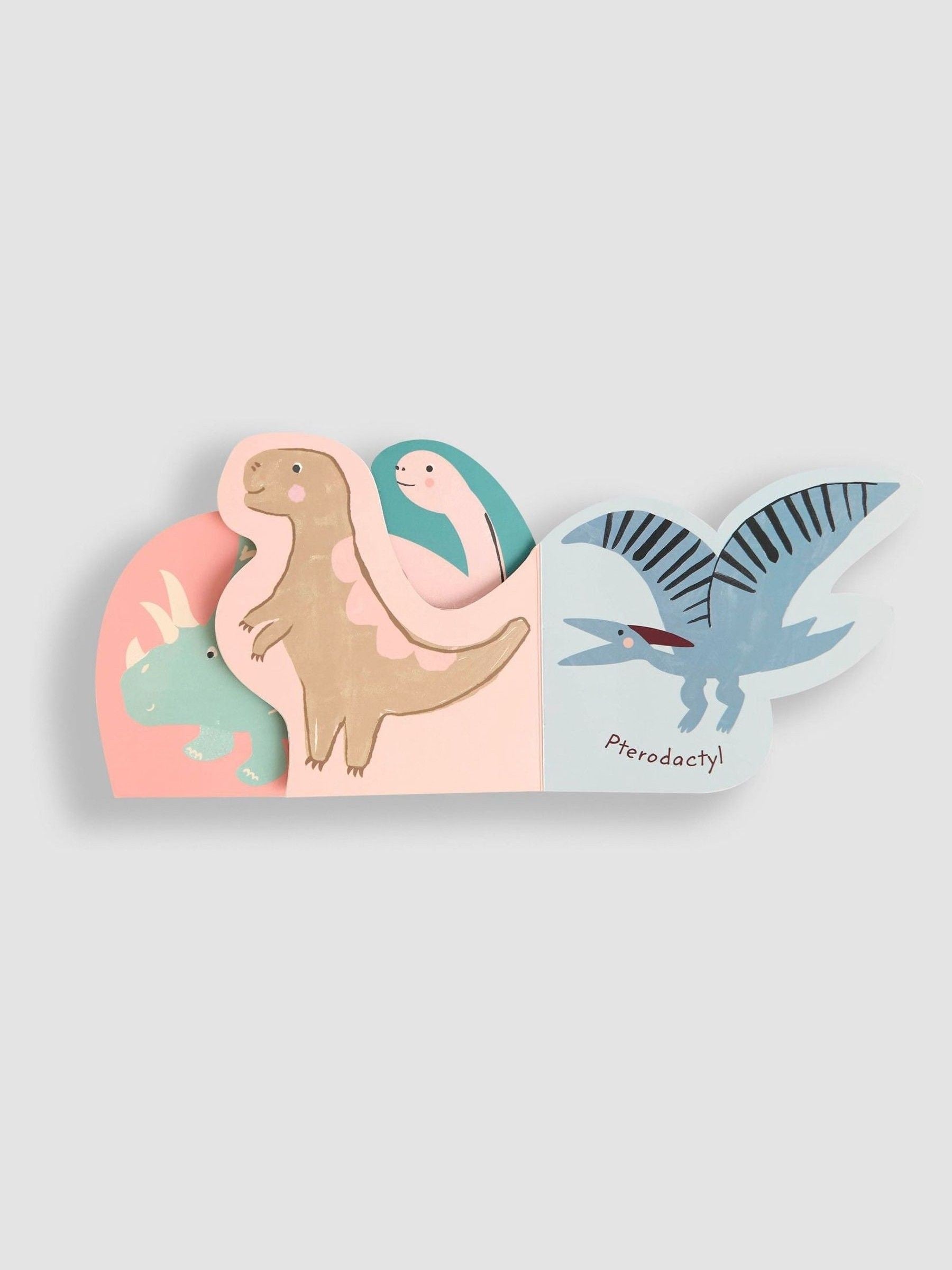 JoJo Maman Bébé dinosaur baby card book (British brand)