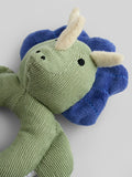 JoJo Maman Bébé dinosaur ring rattle set of 2 plush toys - British product
