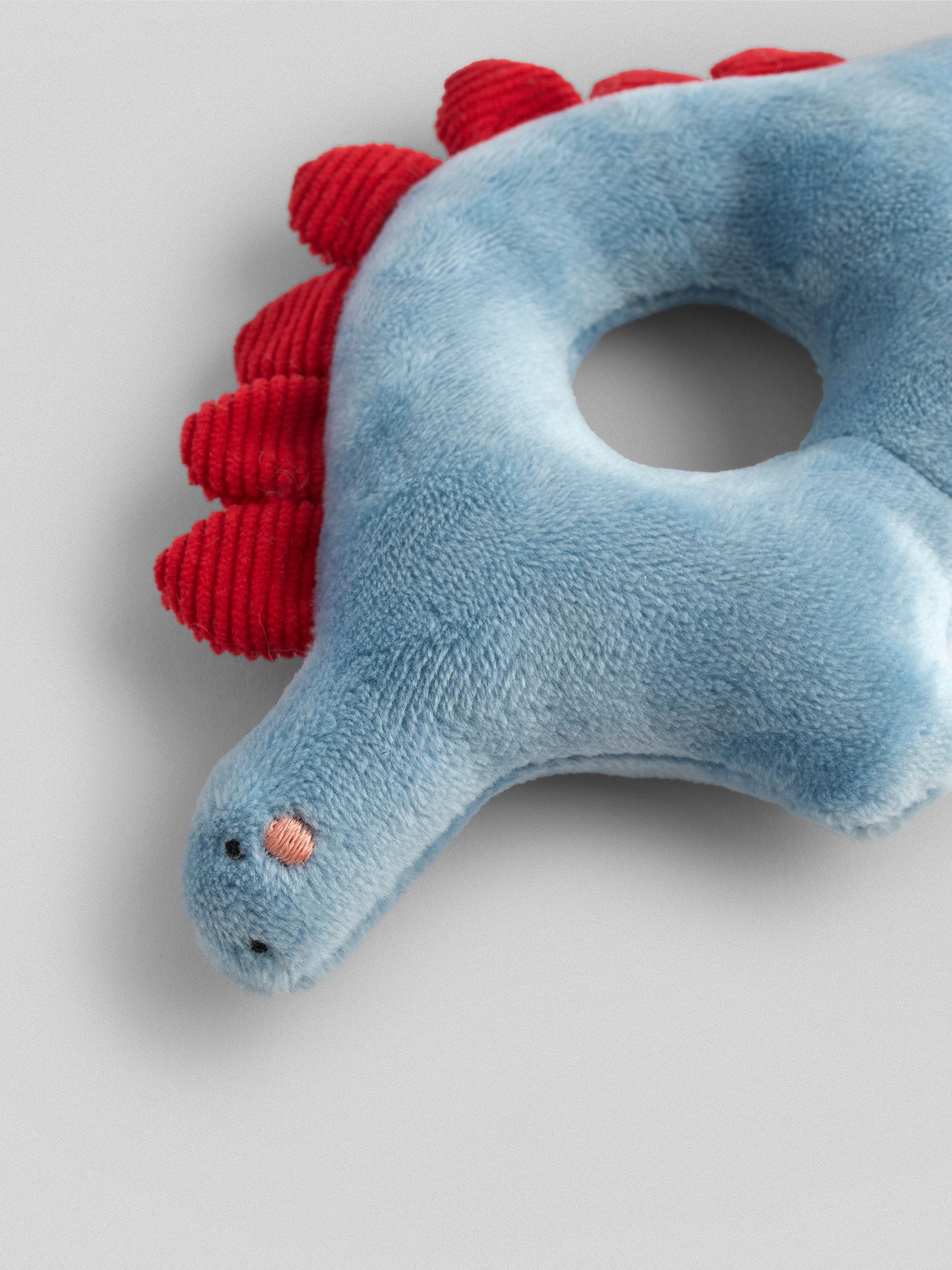 JoJo Maman Bébé dinosaur ring rattle set of 2 plush toys - British product