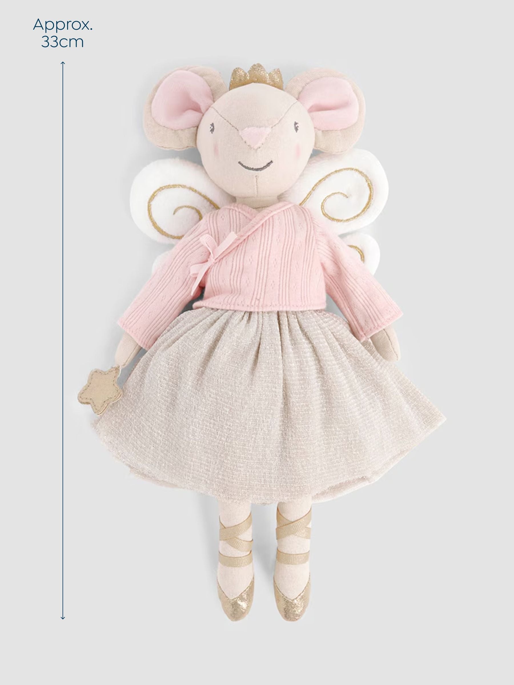JoJo Maman Bébé Fairy Mouse Ragdoll 33cm - British product