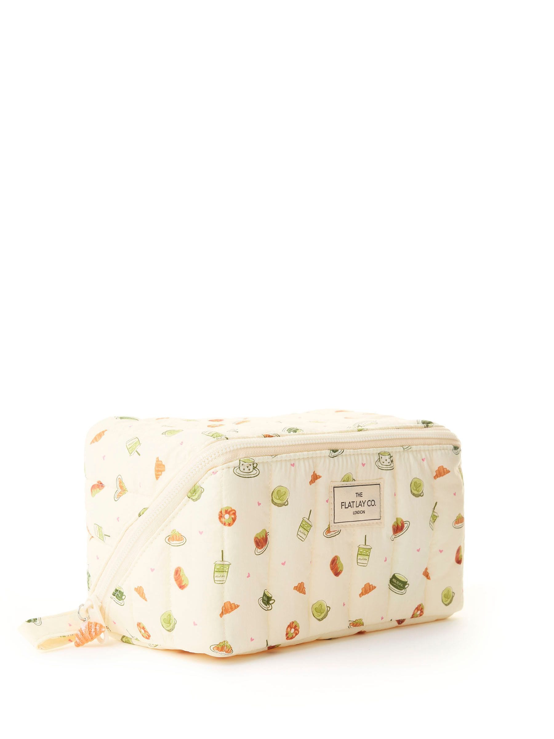 The Flat Lay Co marshmallow flat lay makeup box bag, UK version