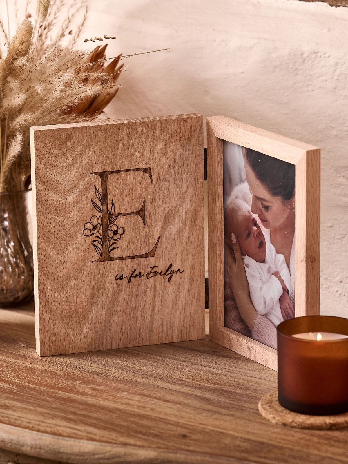 No Ordinary Gift personalised baby book photo frame, imported from the UK
