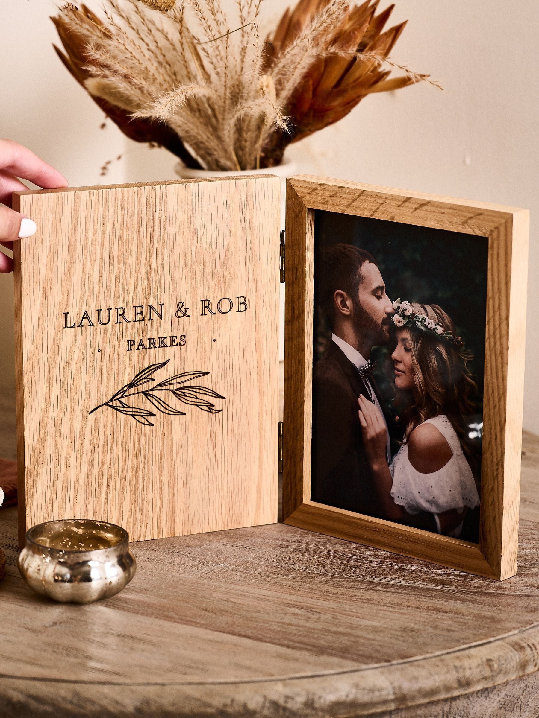 No Ordinary Gift oak book photo frame 5x7 inches, imported from the UK
