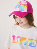 Little Bird pink butterfly baseball cap, imported from the UK
