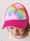Little Bird pink butterfly baseball cap, imported from the UK
