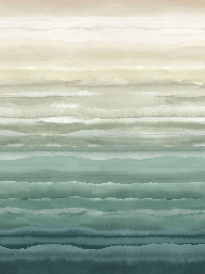 Clarissa Hulse Jade Strata Dawn mural 2.5m x 4m UK version