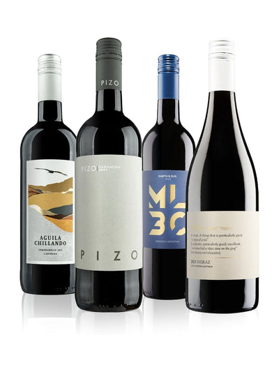 Virgin Wines Celebratory Red Wine Wooden Gift Selection