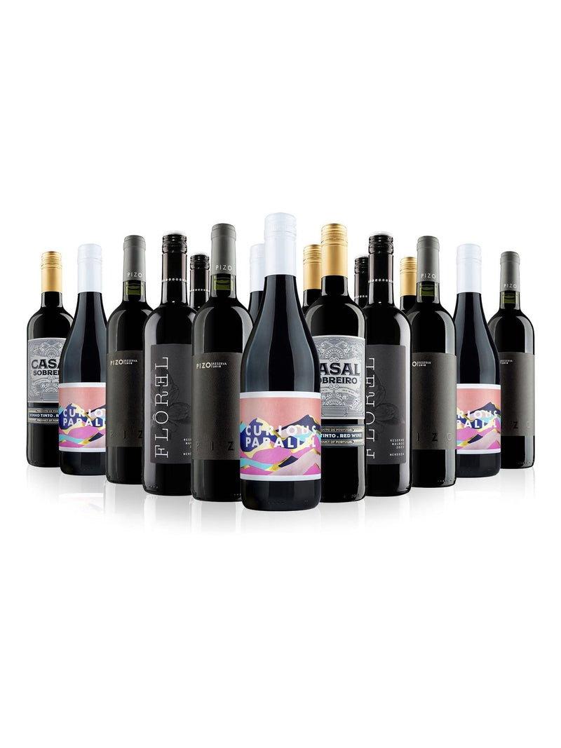 Virgin Wines 16 bottle red wine case with mixed international wines (British brand)