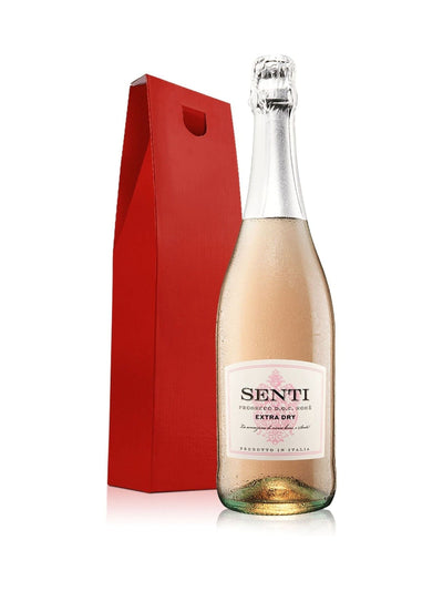 Next Virgin Wines Senti Prosecco Rose Extra Dry Sparkling Wine Gift Box- Buy online at McGrocer