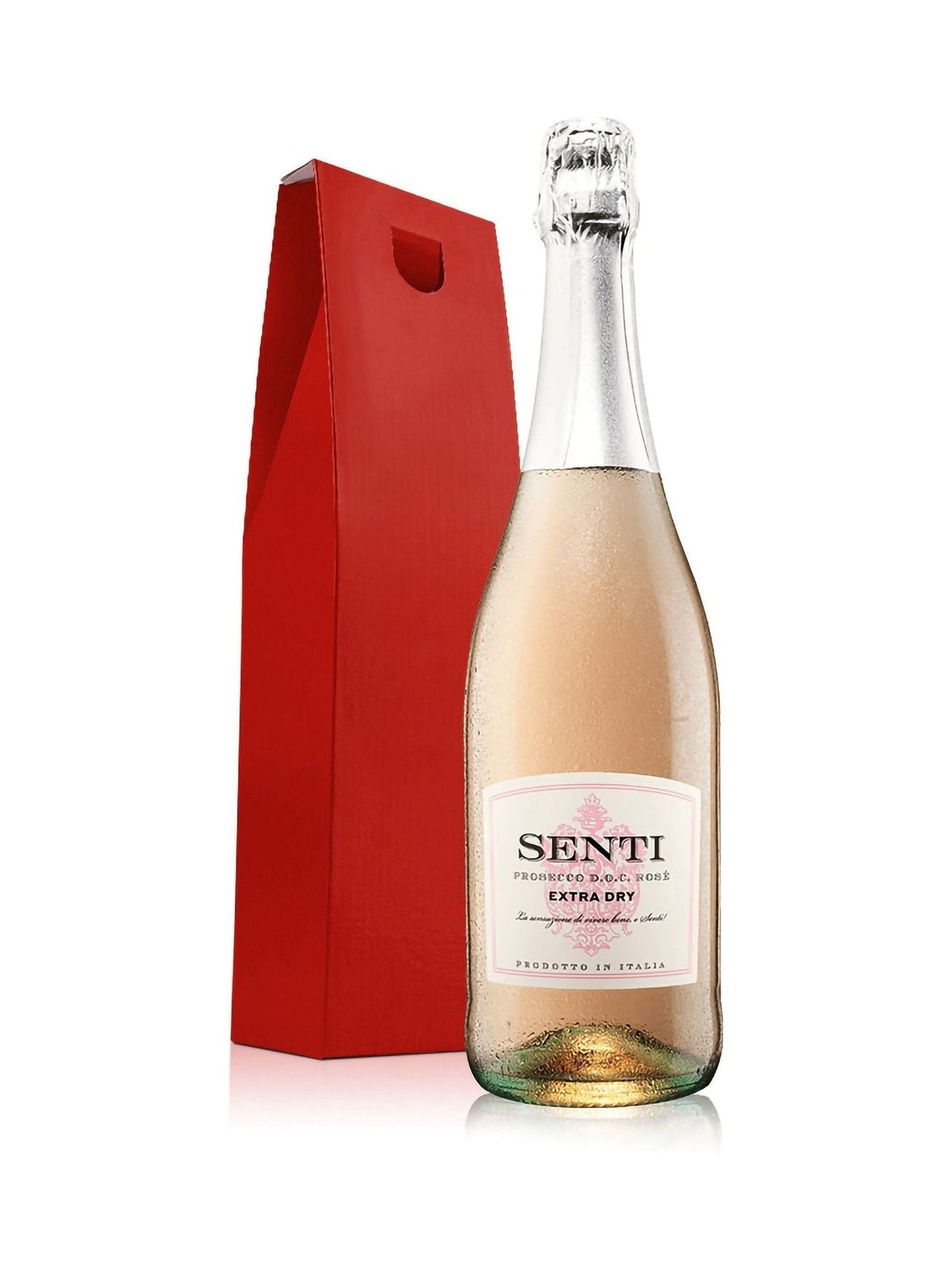 Virgin Wines Prosecco Rose gift box, imported from the UK
