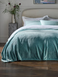 Light Teal Plush Fleece Throw