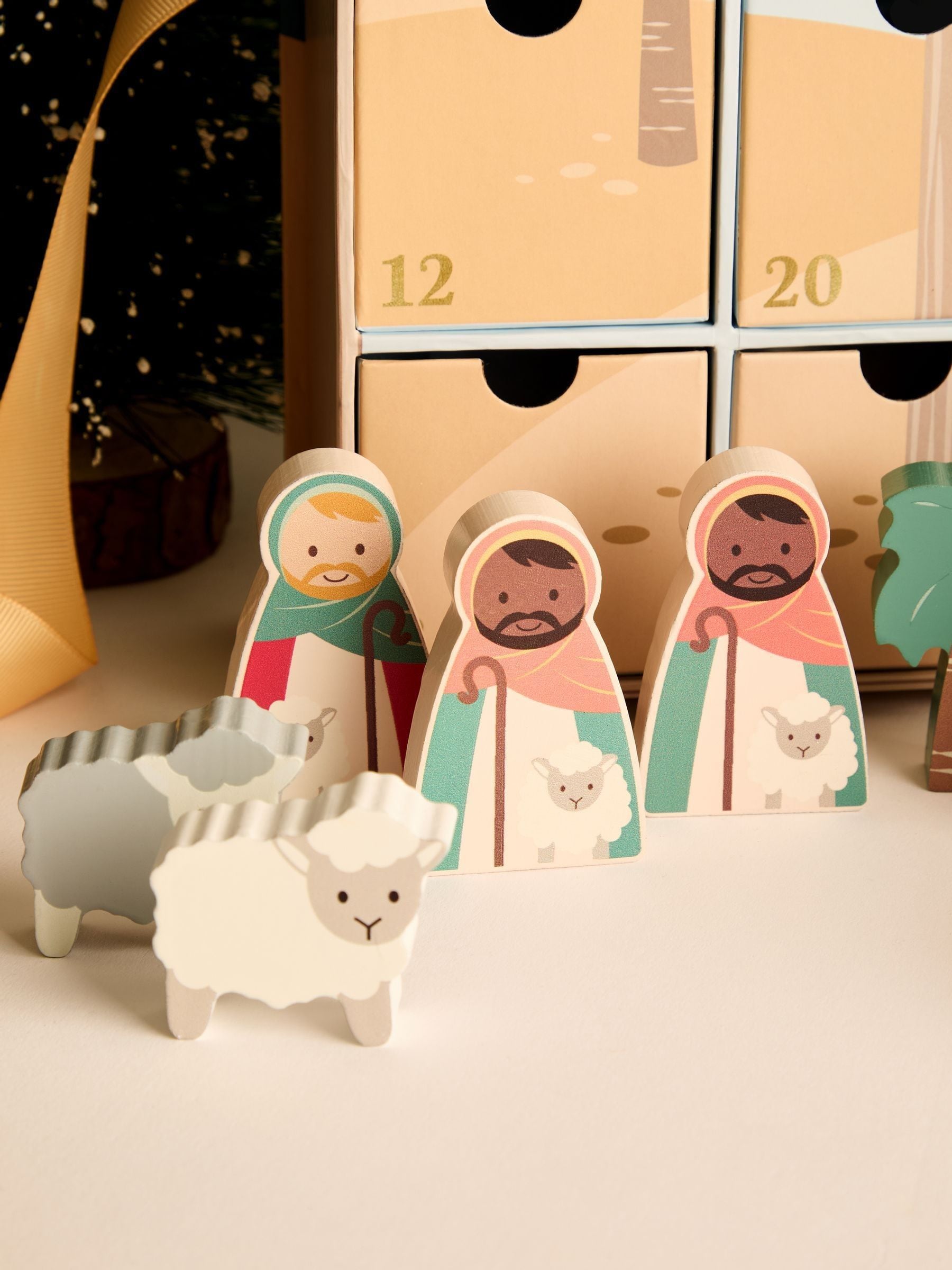 JoJo Maman Bébé nativity advent calendar, imported from the UK