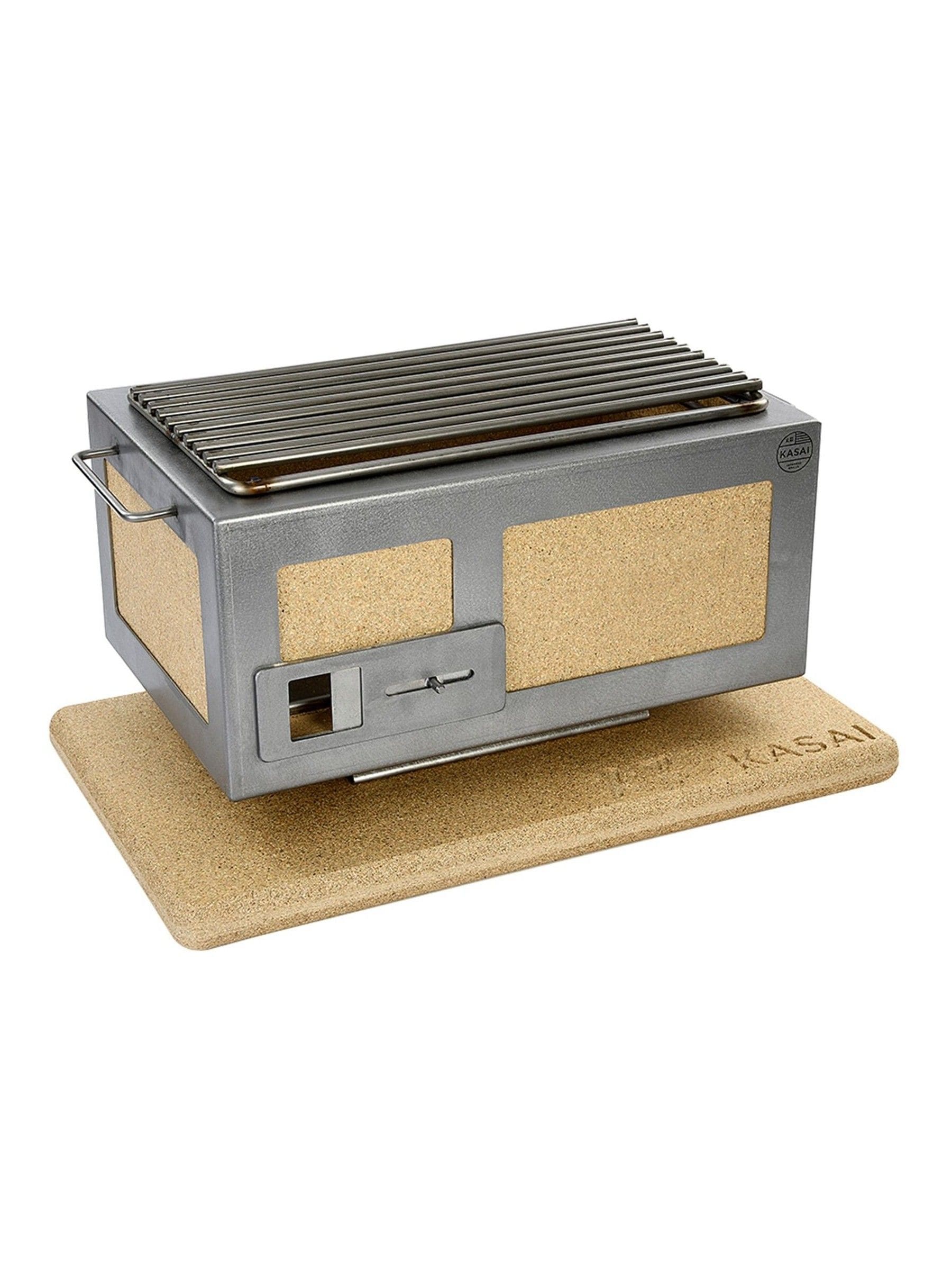 Kasai Grills Silver Little Konro Grill Bundle - British product