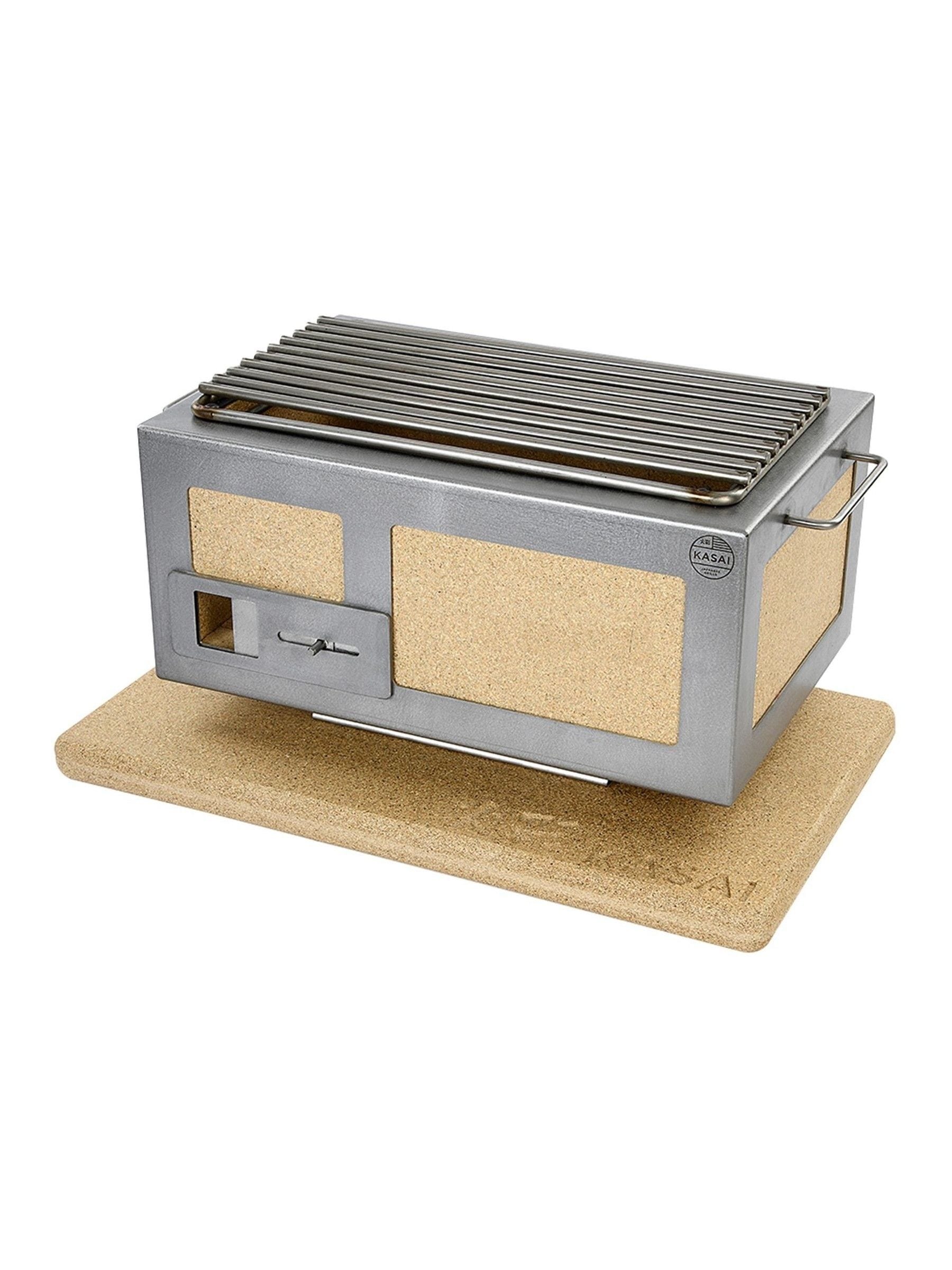 Kasai Grills Silver Little Konro Grill Bundle - British product