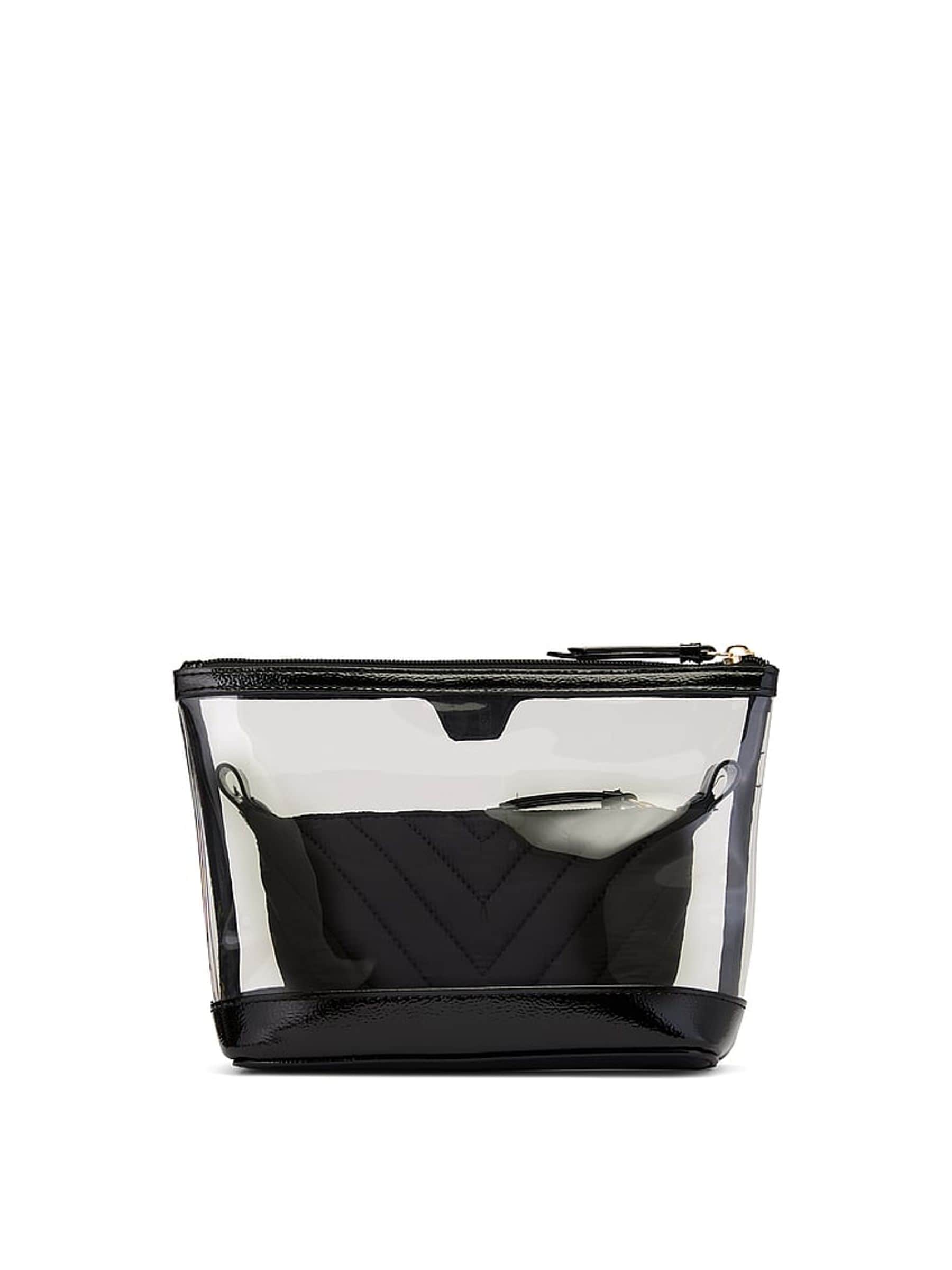 Victoria's Secret Black 2 Piece Makeup Bag