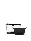 Victoria's Secret Black 2 Piece Makeup Bag