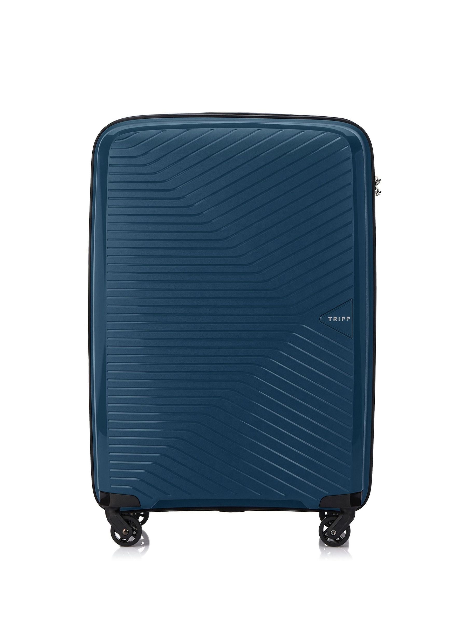 Tripp Navy Medium Expandable Suitcase
