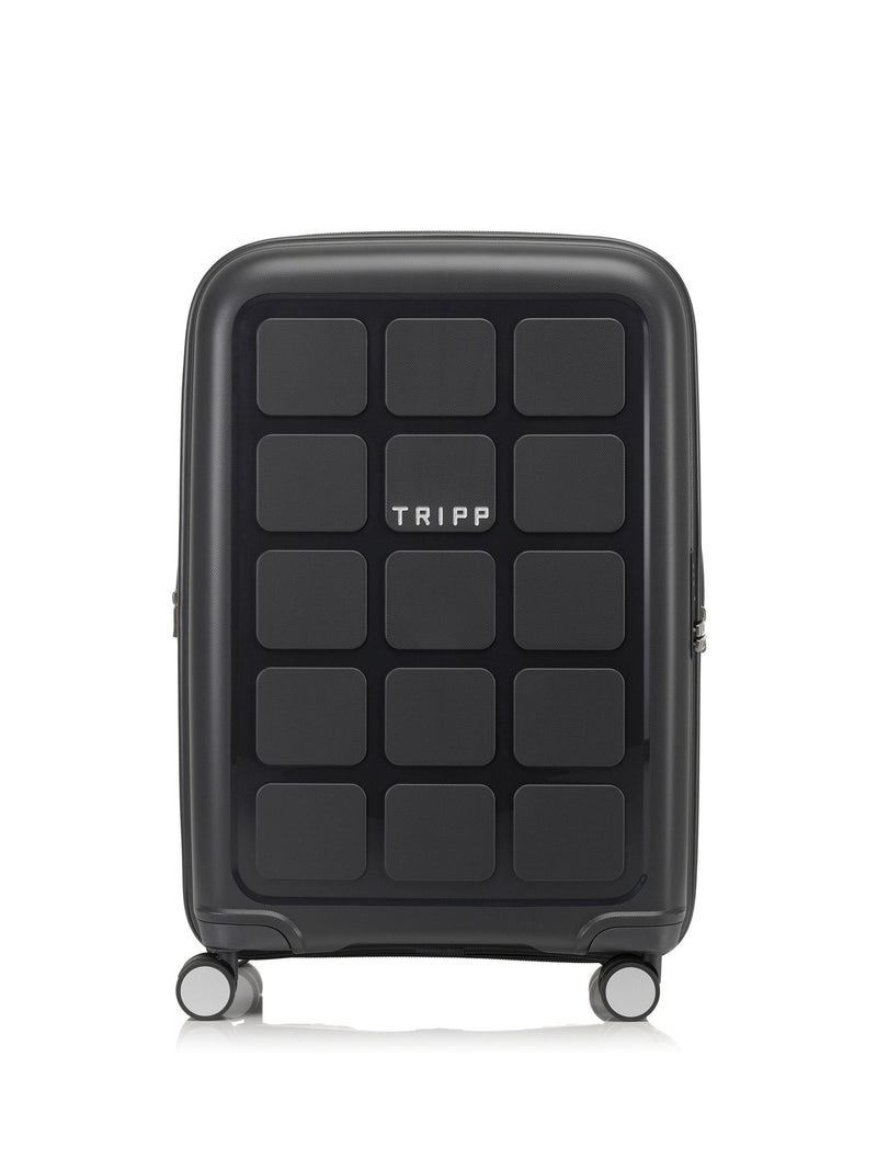 Tripp Holiday 8 Expandable 4-Wheel Travel Suitcase, Dark Sea Blue Watermelon, 66-75 Litres