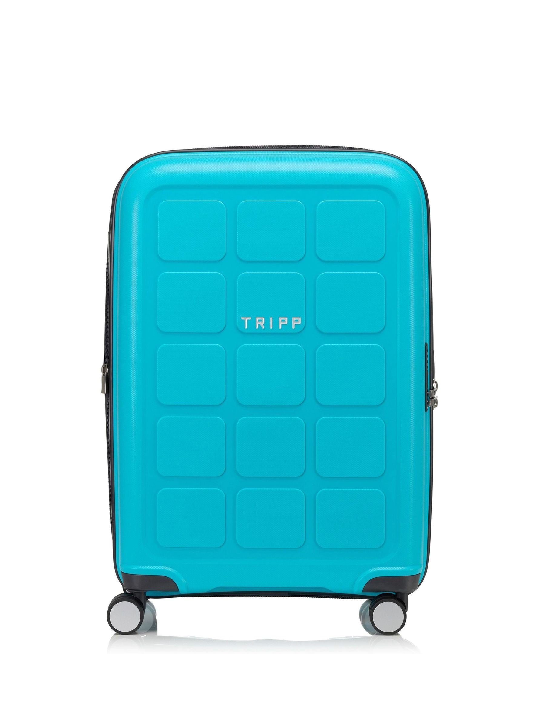 Tripp Holiday 8 Expandable 4-Wheel Travel Suitcase, Dark Sea Blue Watermelon, 66-75 Litres