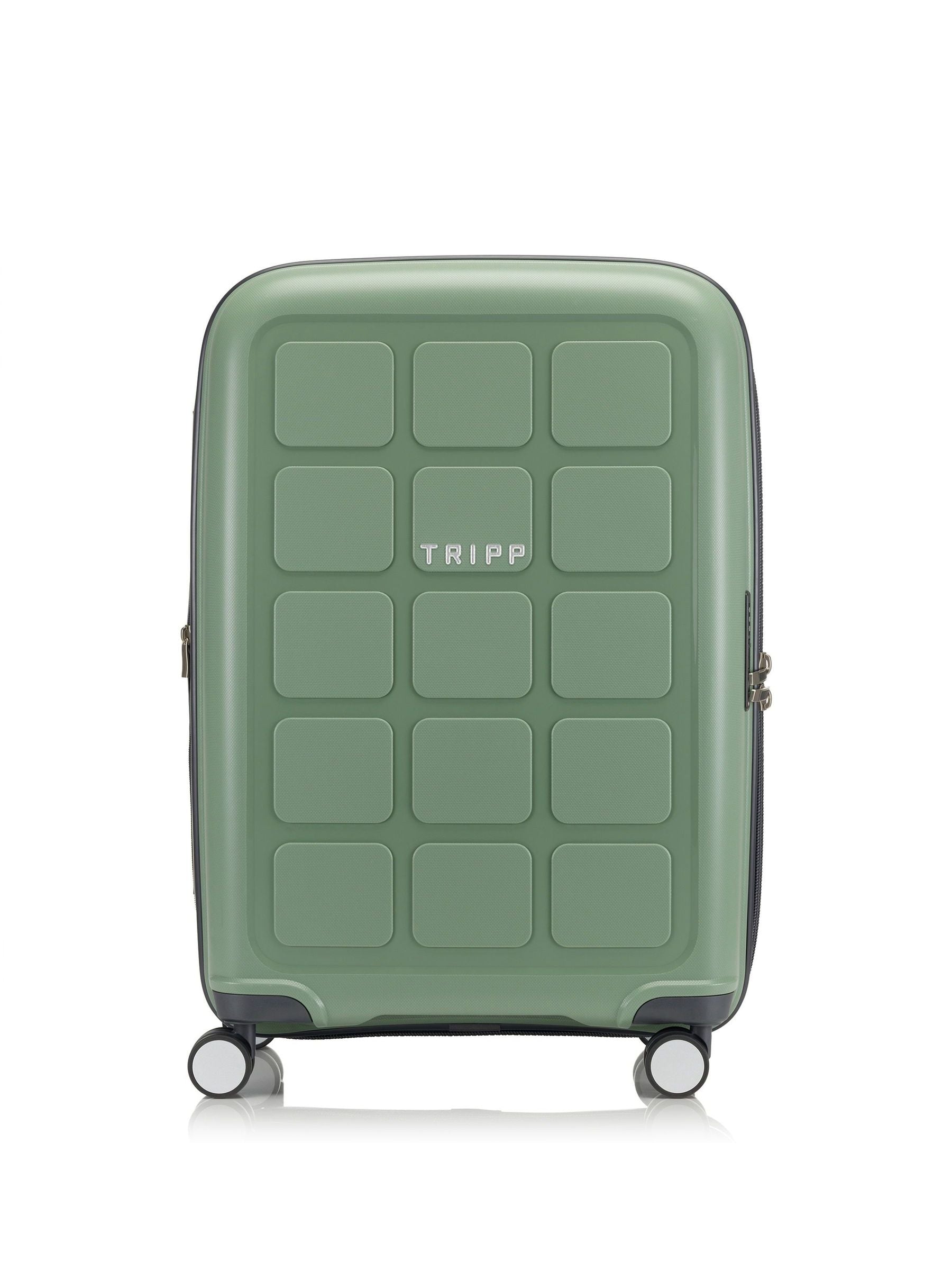 Tripp Holiday 8 Expandable 4-Wheel Travel Suitcase, Dark Sea Blue Watermelon, 66-75 Litres