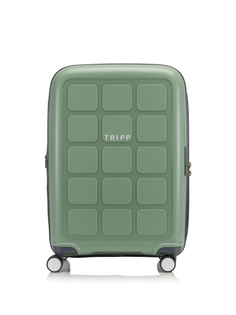 Tripp Holiday 8 Expandable 4-Wheel Travel Suitcase, Dark Sea Blue Watermelon, 66-75 Litres