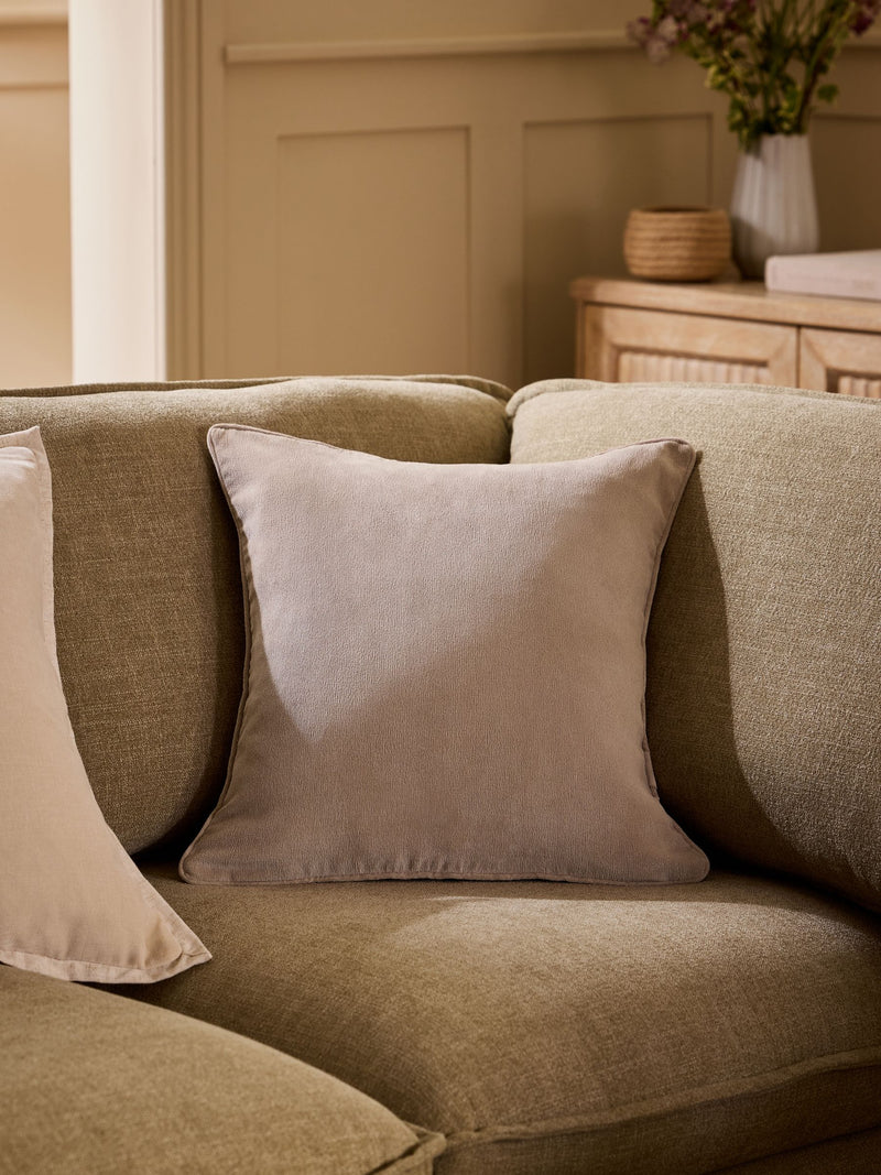 Burnt Orange 59 x 59cm Soft Velour Cushion